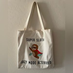Super sloth tote